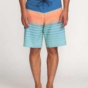 All Day Stripe Pro Performance 20 Boardshorts - Deep Blue